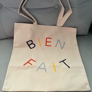 Madewell Insider Bien Fait Canvas Reusable Tote